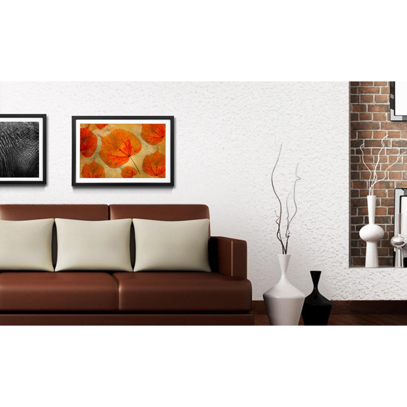 Streetart Colourful Fall - Single Picture Frame Print, 44cm H x 64cm W x 2.2cm D