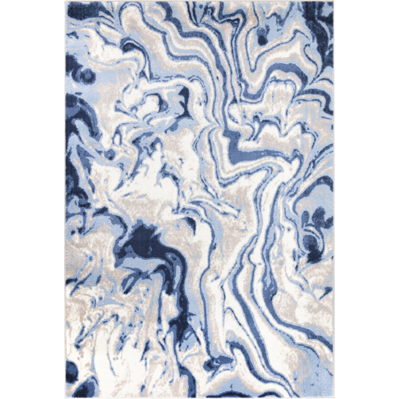Abstract Indoor Rug, Rectangle 4' x 6'