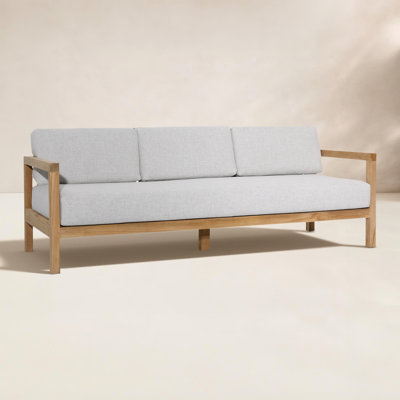 Boe 83" Teak Patio Sofa