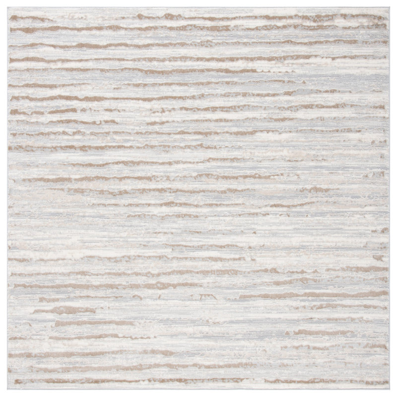 Tapis rayé Lagoon Performance, Carré 6 pi 7 po