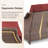 Acton 7 - Pieces Outdoor Wicker Sofa Seating Group With 6" Thick Cushions, Ottomans And Fire Pit-1961875163