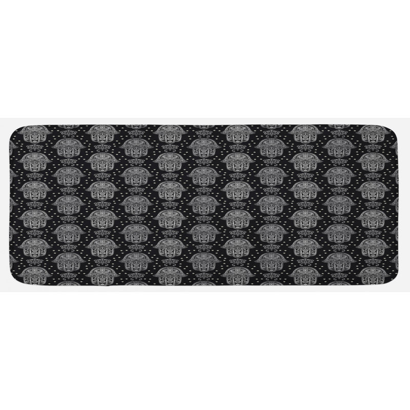 Eclectic Synthetic Kitchen Mat