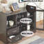 Armoire à vin Finish avec support en verre - Étagère de rangement pratique pour organiser votre collection sans effort