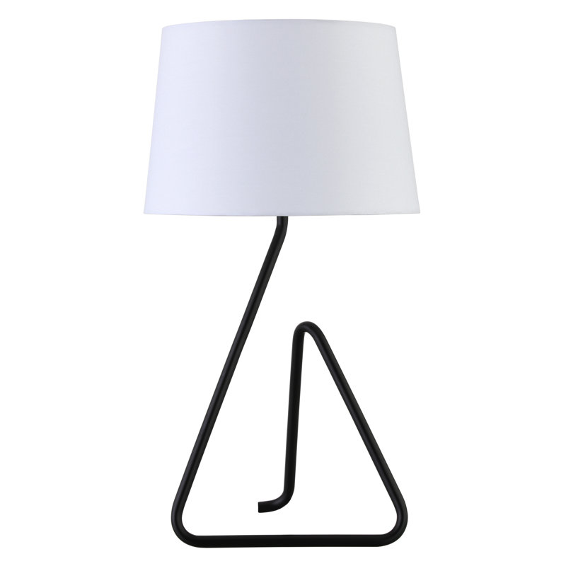 Cora Metal Table Lamp, Black