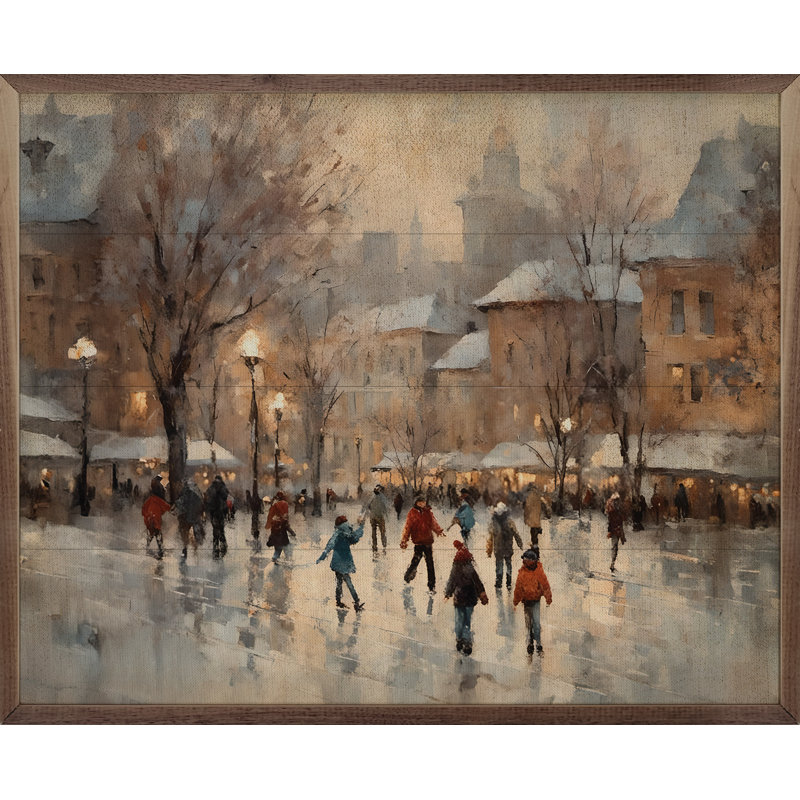 Souvenirs de patinage urbain, H 8 po x l 10 po