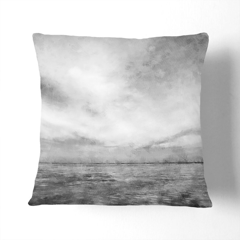 Square Cushion, 55cm H x 55cm W x 20cm D, Stone
