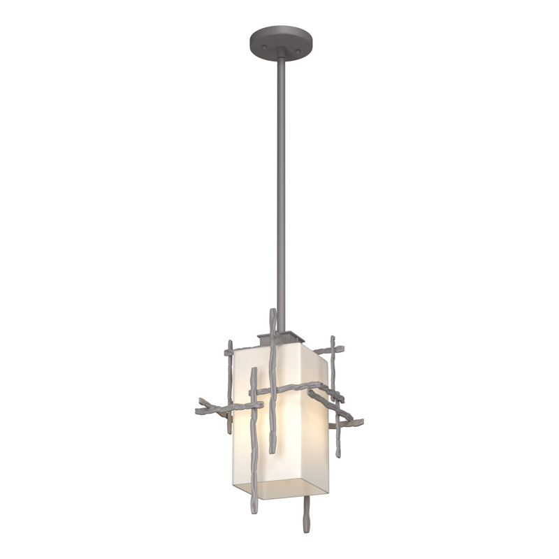 Tura 1 - Bulb 15.1" H Outdoor Pendant, Coastal Burnished Steel