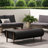 50,000btu Fireplace - Dark Gray Iron Rectangular Outdoor Warmth Option Fire Pit Ambiance Producer