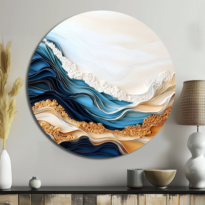 Serene Horizon Summer Prairies - paysage abstrait, décoration murale, art moderne de salon moderne