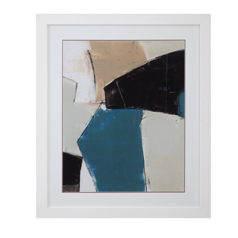 Layers II Framed Print – Limited Edition Signed Art in White Frame