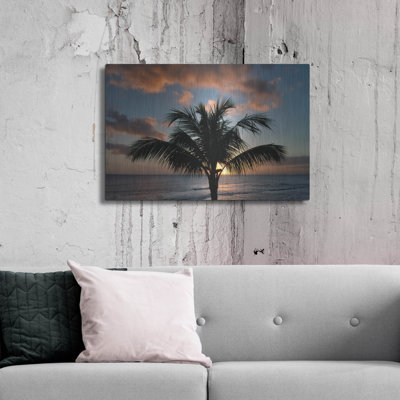 «Palm Tree Sunset II» par Dennis Frates