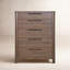 Commode 5 tiroirs en noyer anglais Marica