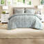 Piece Twin XL Polyester Bedding Sets, Green Modern Comforter Set for Home