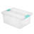 Sterilite Plastic Stackable Storage Bin w/Clear Latch Lid-99476630-99476628