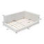 Lit plateforme tapissier Aderyn-1088496907