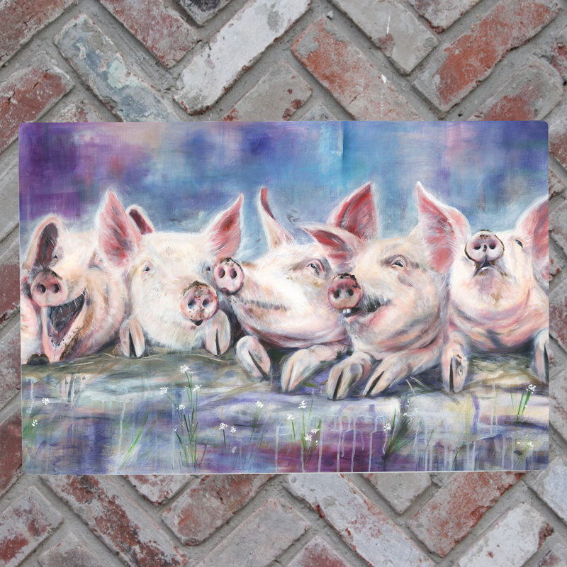 PANKHURST GALLERY Farmhouse Wall Decor on Ceramic
