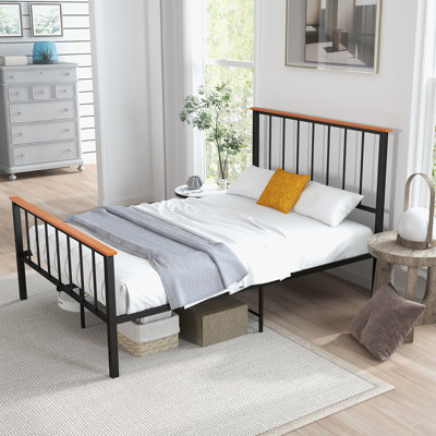 Banesa Metal Platform Bed