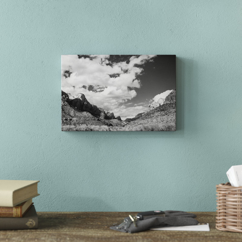 Zion Canyon II 1 Piece Wall Art on Canvas, 20cm H x 30cm W x 3.8cm D