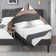 Kempst Upholstered Bed Frame with Adjustable Headboard & Solid Wooden Slats, Under Bed Storage, No Box Spring Needed