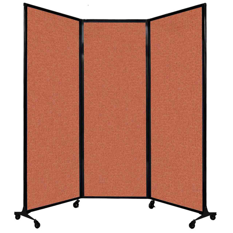 Cloison portable QuickWall, Galet chaud, 88"H x 100"L