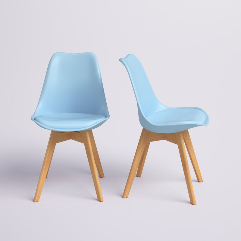 Chaise d'appoint Hermina, Bleu, 2