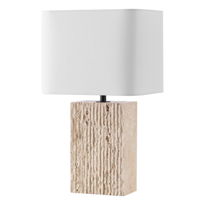 Henry Travertine Table Lamp