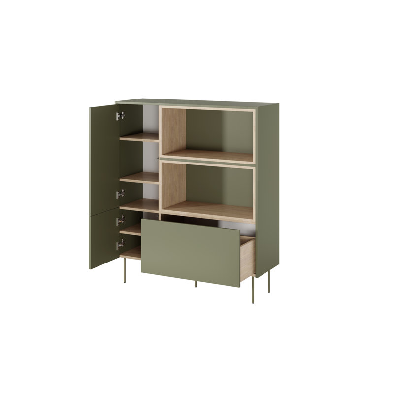 Cabinet 120 2D1SZ, Olive