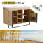 Meuble-lavabo autoportant 48 po avec double lavabo en résine-1594116784