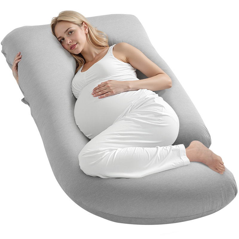 Coussin de maternité en forme de G pour tout le corps, ultra-doux et respirant