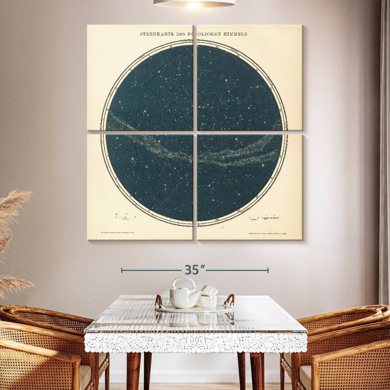Oberle Celestial Sphere North, 50'' H x 50'' W