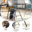 Chaise pliante en acier Mission Premium