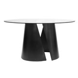 Portia Round Glass Dining Table