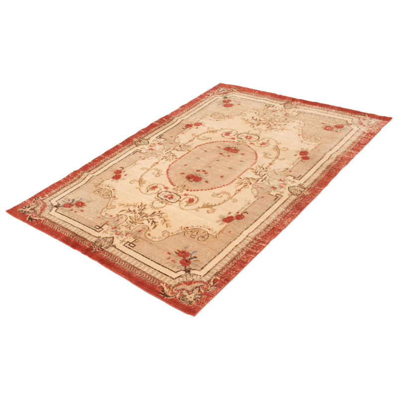 Tapis crème rétro Anil 6 pi 3 po x 9 pi 3 po