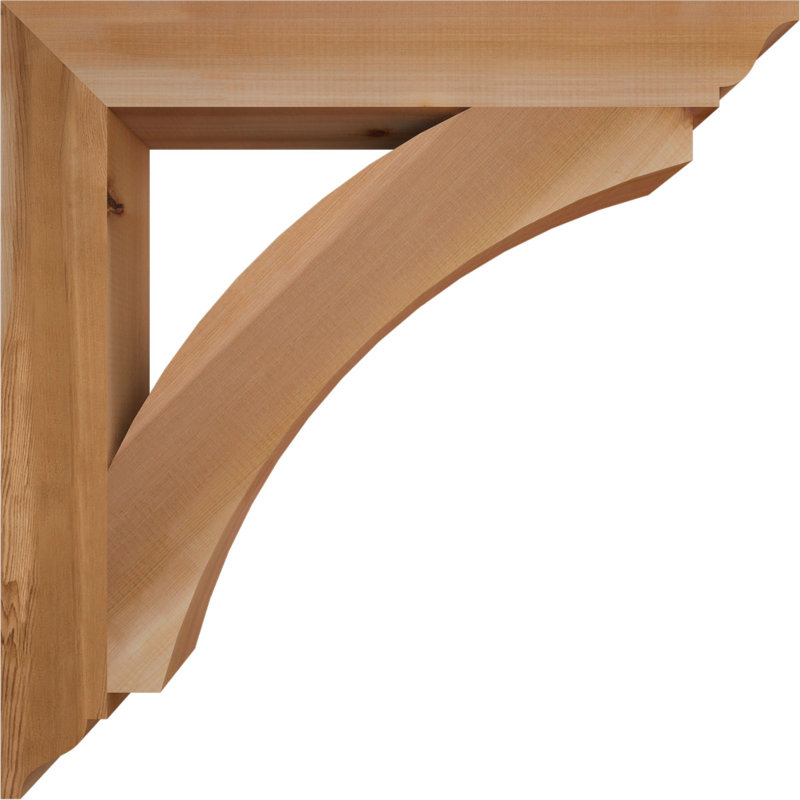 Support traditionnel Thorton, Cèdre rouge, H 30 po x l 3,5 po x P 30 po