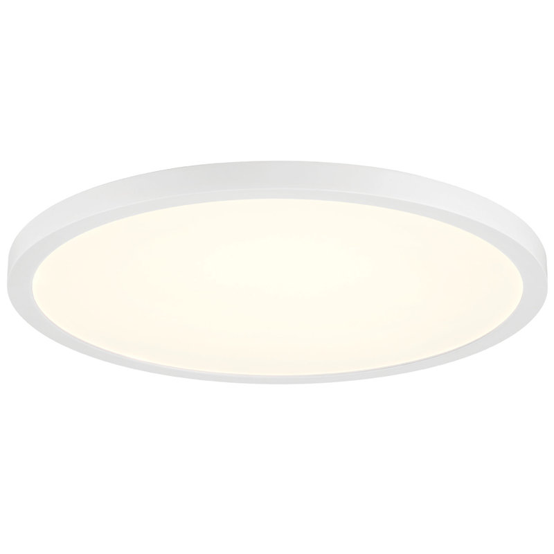 artemis LED Flushmount - Round, 10W, 5CCT,, 1" H x 19.63" W x 19.63" D, White
