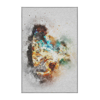 Tapis gris feu
