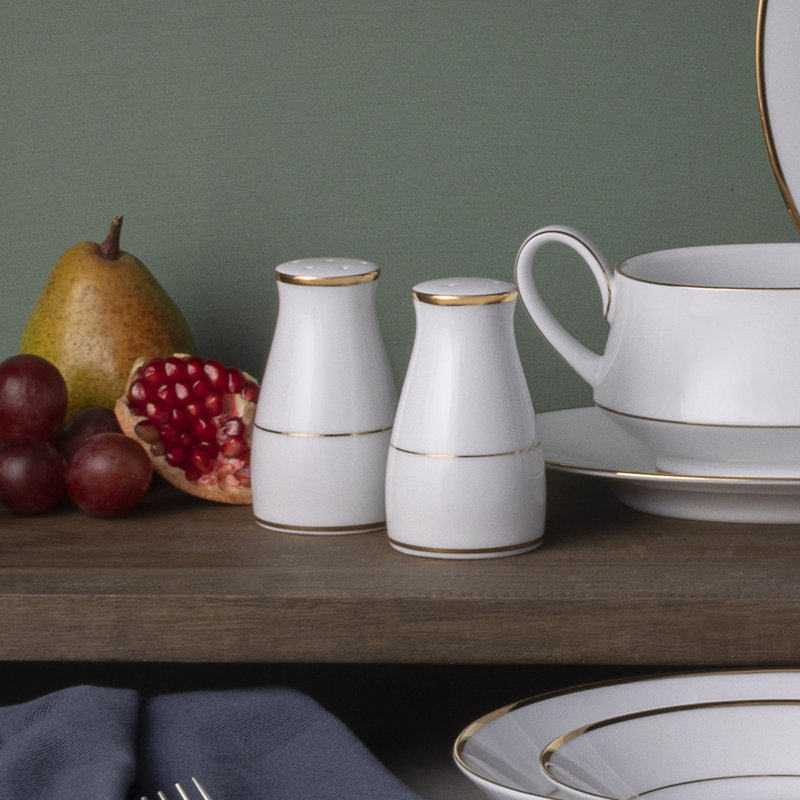 Noritake Heritage Salt & Pepper Shakers
