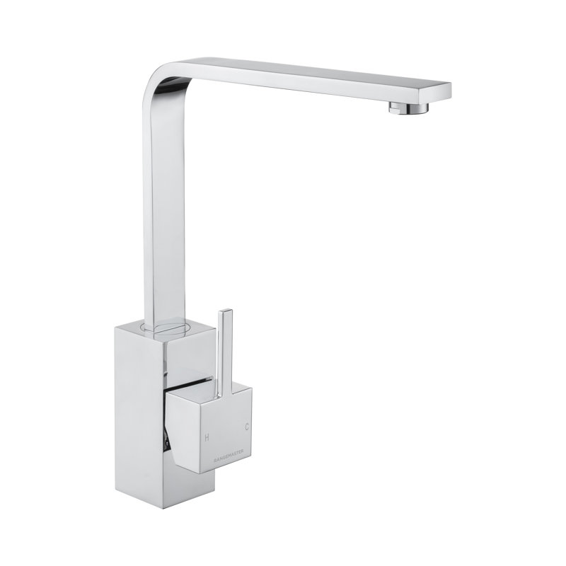 Rangemaster Sink & Taps Kube Kitchen Faucet, Chrome