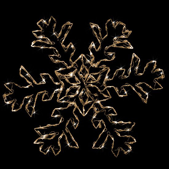 The Holiday Aisle® Snowflake Color Changing RGBWW Lighted Display | Wayfair