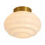 Glass and Frosted Glass Semi Flush Mount