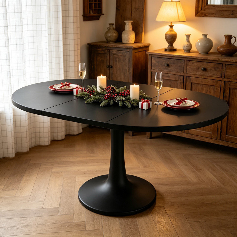 140.01 cm Extendable Dining Table