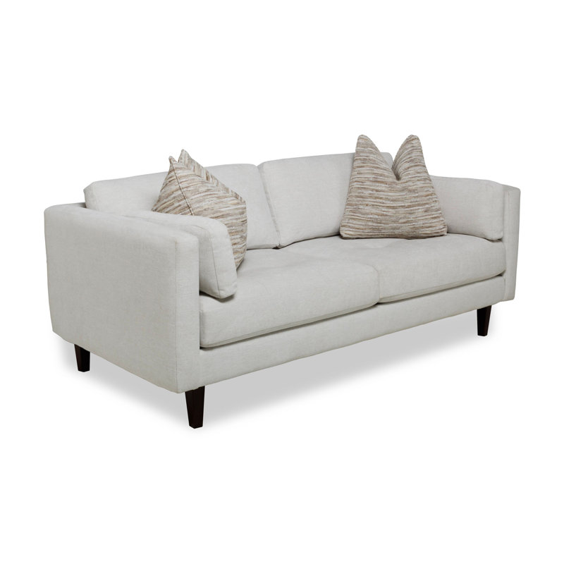 Canapé standard Asher, Blanc cassé / 100% polyester beige