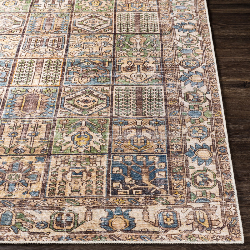 Heyward Washable Oriental Indoor Rug, Rectangle 2' x 2'11"