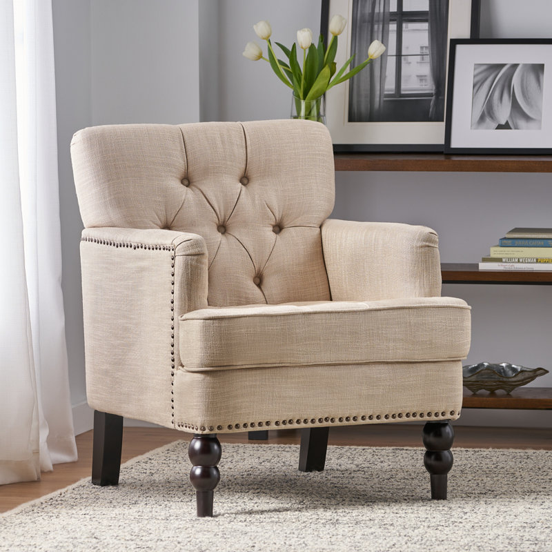 Canapé Modern - Chaise club capitonnée Harison