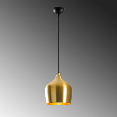Luminaire suspendu en forme de dôme à 1 lumière Hurston