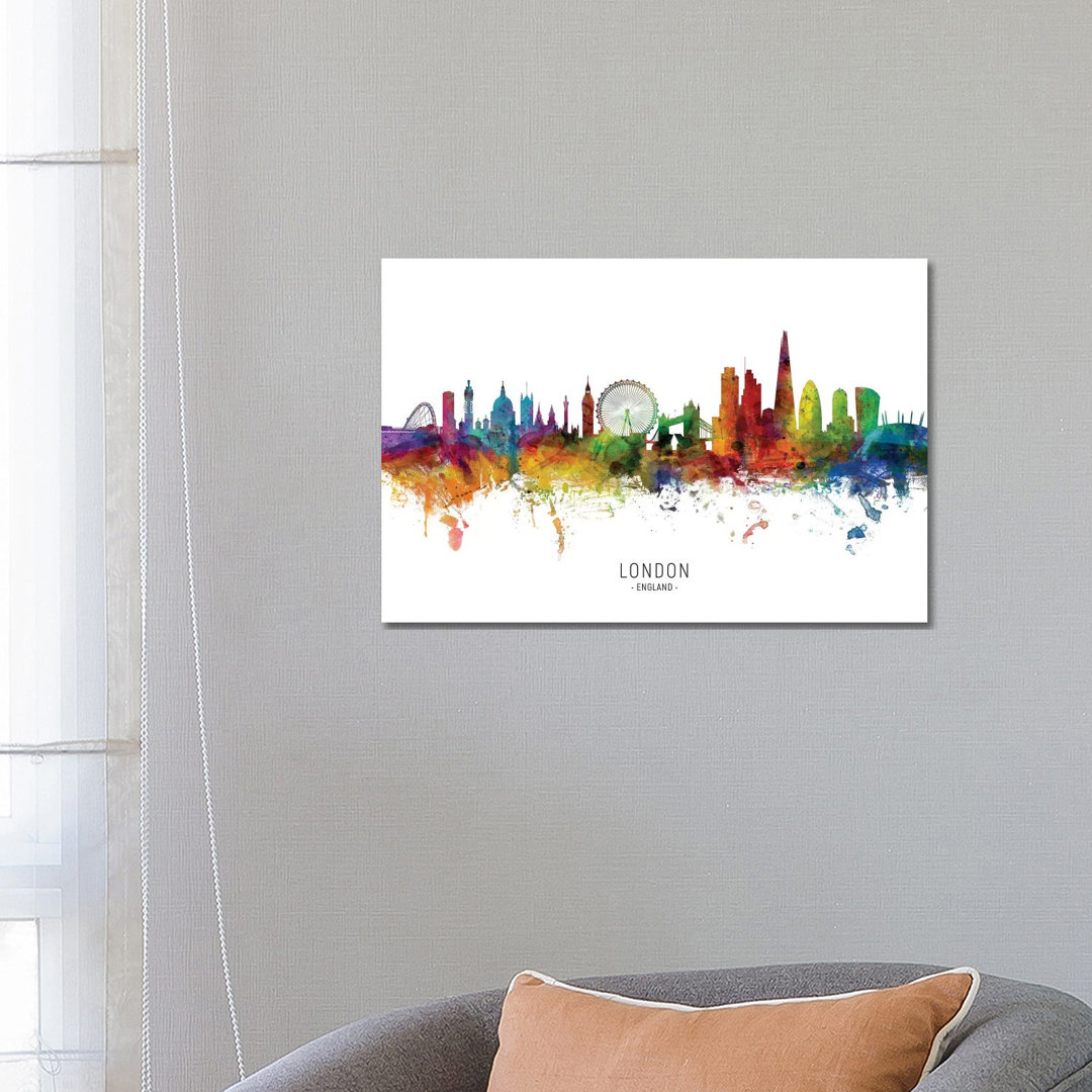 " London England Skyline " by Michael Tompsett East Urban Home 