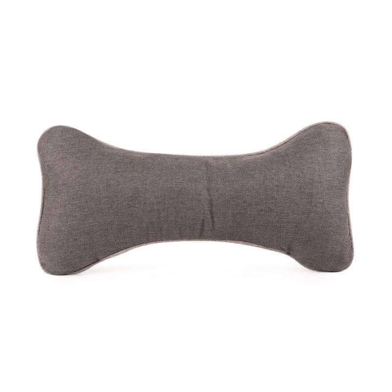 Coussin GreenDog Luxe, L / XL (l 19 po x H 10 po), Gris foncé