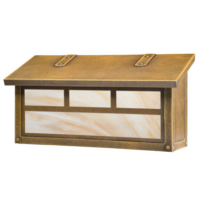 Giunta Brass Wall Mounted Mailbox