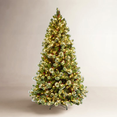 7.5' Pre-Lit Pine Christmas Tree