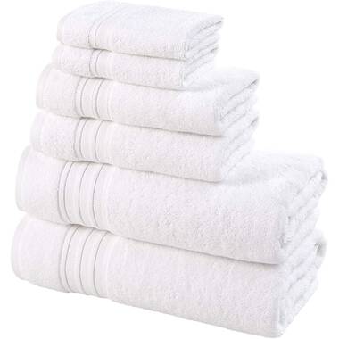 American Soft Linen, 6 Piece Bath Towel Set, 100% Turkish Carde